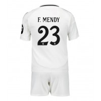 Real Madrid Ferland Mendy #23 Heimtrikotsatz Kinder 2024-25 Kurzarm (+ Kurze Hosen)